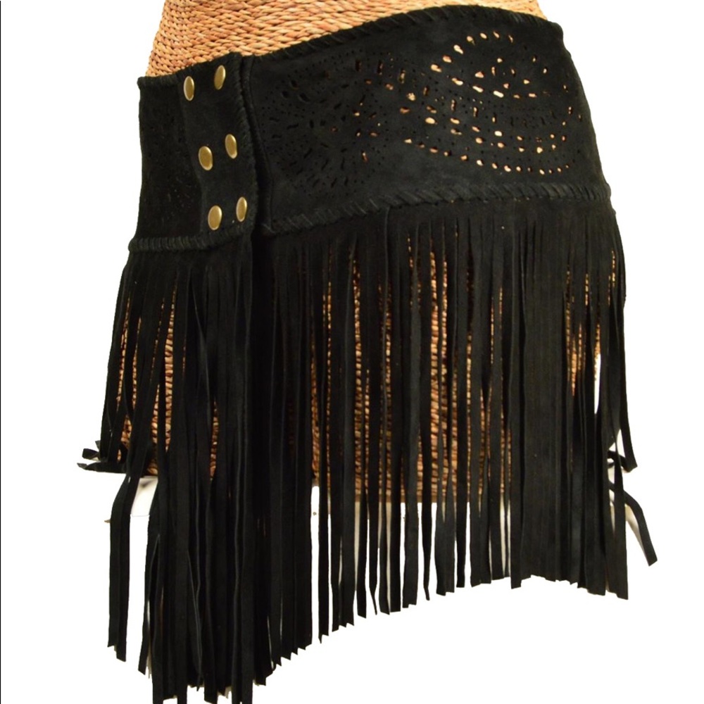 Lola Suede Fringe Belts
